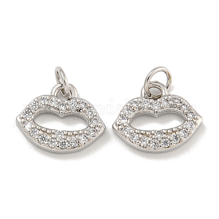 Покрытие стойки латунь микропаве прозрачные кубические циркониевые подвески KK-U030-03P-1