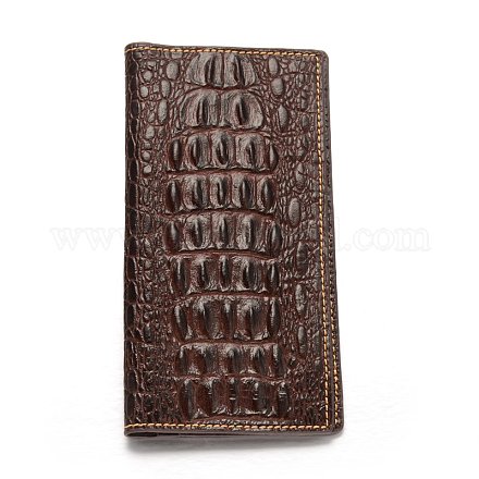 Détenteurs de cartes vachette en cuir portefeuilles pour hommes ABAG-M001-02B-1