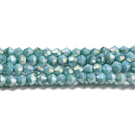 Cuisson opaque de perles de verre peintes DGLA-F002-01A-1