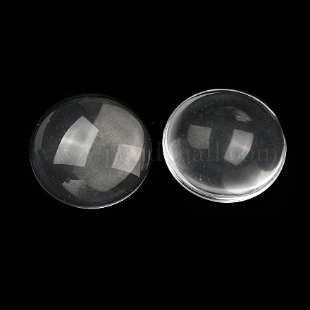 Transparente Glas Cabochons&nbsp;LS-GGLA-G013-1