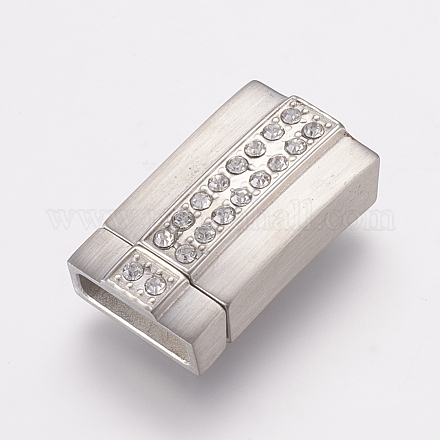 304 Stainless Steel Magnetic Clasps X-STAS-K145-26P-1