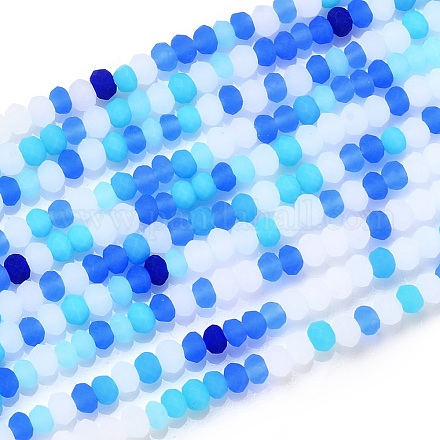 Chapelets de perles en verre à facettes GLAA-F106-B-F07-1