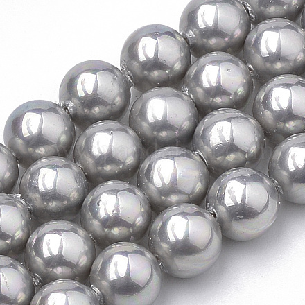 Chapelets de perles en coquille BSHE-R146-8mm-17-1