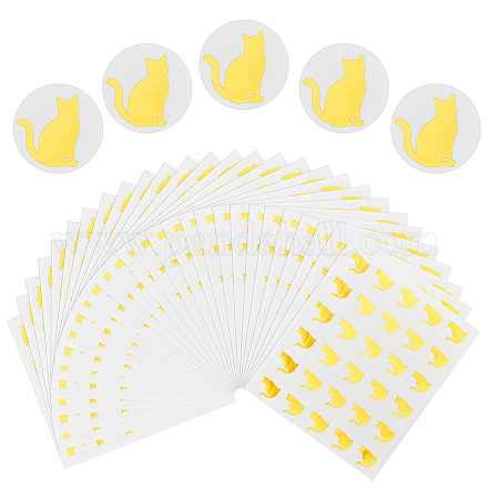 Round Dot Paper Sealing Stickers DIY-WH0349-137E-1