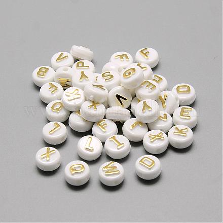 Perles acryliques plaquées SACR-S297-11-1