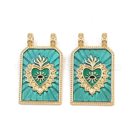 Латунь эмаль подвески KK-B157-28A-G-1