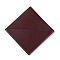 PU Imitation Leather Bookmarks, Page Corner Markers, Rhombus, Dark Red, 131x132x3mm