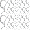 60Pcs 304 Stainless Steel Leverback Earring Findings, Ear Wire with Ice Pick Pinch Bails, Stainless Steel Color, 24mm, Pin: 0.7mm and 0.5mm