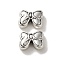 Tibetan Style Alloy Beads, Cadmium Free & Lead Free, Bowknot, Antique Silver, 12x15x5.5mm, Hole: 1.5mm, about 275pcs/1000g