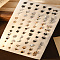 50Pairs Alloy Enamel Stud Earring Sets, Mixed Shapes, Mixed Color, 150x110mm