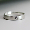 925 Sterling Silver Adjustable Finger Rings, Sun, Platinum, 3mm, Inner Diameter: 16~18mm