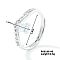 Fashionable Unisex Brass Micro Pave Clear Cubic Zirconia Solitaire Ring, Adjustable Rings, Platinum, Inner Diameter: 19mm