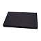 Resin Palette, Empty Eyeshadow with Double Eyeshadow box Makeup Palette, Rectangle, Black, 15x22.8x1.8cm
