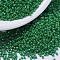 MIYUKI Delica Beads, Cylinder, Japanese Seed Beads, 11/0, (DB0655) Dyed Opaque Kelly Green, 1.3x1.6mm, Hole: 0.8mm, about 10000pcs/bag, 50g/bag