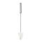 Silicone Stirring Rods, with 201 Stainless Steel Handle, for Cake Making, White, 390x49x40mm