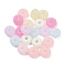 Plastics Beads, Imitation Jelly Beads, Chrysanthemum, Mixed Color, 8.5x4.5mm, Hole: 2mm, 2777pcs/500g