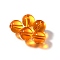 K9 Glass, Imitation Austrian Crystal Beads, Round, Dark Orange, 5.5x6mm, Hole: 1.2mm