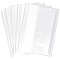 10Pcs Plastic Book Covers, Rectangle, Clear, 440x305x0.1~0.2mm