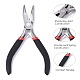 Carbon Steel Bent Nose Jewelry Plier for Jewelry Making Supplies P021Y-2