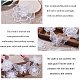 NBEADS 10 Pcs White Organza Embroidery Lace Flower Iron On or Sew on Patches Appliques DIY Craft Lace for Decoration or Repair of Clothing Backpacks Jeans Caps Shoes DIY-PH0019-20-4