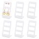 PH PandaHall 6pcs Acrylic Earring Holder Stands 24 Hole 3 Layers Stud Earring Display Jewelry Organizer for Jewelry Dangling Slant Back Display Props Show Retail Store Marketing 2.4x2.9x5.7 ODIS-PH0001-52-7