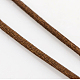 Cordons fil de nylon tressé rond de fabrication de noeuds chinois de macrame rattail NWIR-O001-06-2