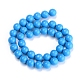 Dyed Natural Mashan Jade Beads Strands DJDA-E266-10mm-02-2