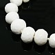 Dyed White Jade Graduated Bead Strands G-N0034-01-1