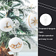 ARRICRAFT 200Pcs Plastic Foam Ornaments Hanger Caps FIND-AR0003-42B-5