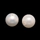 Half Drilled Round Shell Pearl Beads BSHE-M002-14mm-15-1