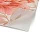 花飾り紙テープ  花柄マスキングテープ  DIYスクラップブッキングサプライギフトデコレーション用  鮭色  60mm  約2.19ヤード（2m）/ロール STIC-C006-01A-3