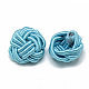 Polyester & Cotton Woven Beads WOVE-T004-10-2