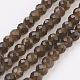 Natural Rainbow Obsidian Beads Strand G-F568-065-3mm-1