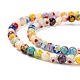 Handmade Millefiori Glass Beads Strands LK12-3