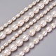 Fili di perle di perle d'acqua dolce coltivate naturali PEAR-L021-21-01A-1