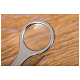 Tweezers Stainless Steel Clip Magnifier AJEW-L073-15-5