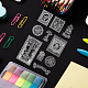 カスタムPVCプラスチッククリアスタンプ  DIYスクラップブッキング用  装飾的なフォトアルバム  カード作り  他人  160x110x3mm DIY-WH0448-0160-4