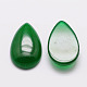 Cabochons de jade malaisie naturelle en forme de larme G-K024-01-2