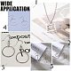 UNICRAFTALE 56pcs 14 Styles Linking Rings 304 Stainless Steel Mixed Shapes Linking Rings Metal Frames Connectors Jewelry Connector Links for Necklaces Earring Jewelry Making STAS-UN0004-31P-6