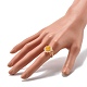 Кольцо на палец из натурального малайзийского нефрита для девушек и женщин X1-RJEW-TA00012-4-3