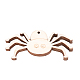 Adornos de recortes de madera en blanco de Halloween con forma de araña WOOD-L010-02-2