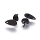 Accessoires de puces d'oreilles en 304 acier inoxydable STAS-O119-11A-B-2