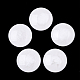 樹脂カボション  天然石風  半円/ドーム  ホワイト  30x6.5mm RESI-T039-050-1