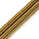 Cheriswelry 3 fili 3 stili elettroplacca fili di perline sintetiche non magnetiche di ematite G-CW0001-09-2