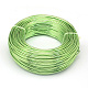 丸アルミ線  曲げ可能なメタルクラフトワイヤー  DIYジュエリークラフト作成用  芝生の緑  9ゲージ  3.0mm  25m / 500g（82フィート/ 500g） AW-S001-3.0mm-08-1