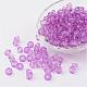 Faceted Bicone Transparent Acrylic Beads DBB6mm-75-1