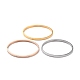 3 pièces 3 couleurs placage ionique (ip) 304 bracelets en acier inoxydable 12 constellations pour femmes BJEW-B055-03-1