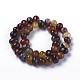 Dyed Natural Agate Beads Strands G-F595-D01-2