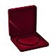 Square Plastic Covered with Velvet Necklace Boxes NDIS-K001-05-2