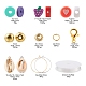 Kit de fabrication de bijoux en perles d'argile polymère bricolage DIY-FS0002-12-2